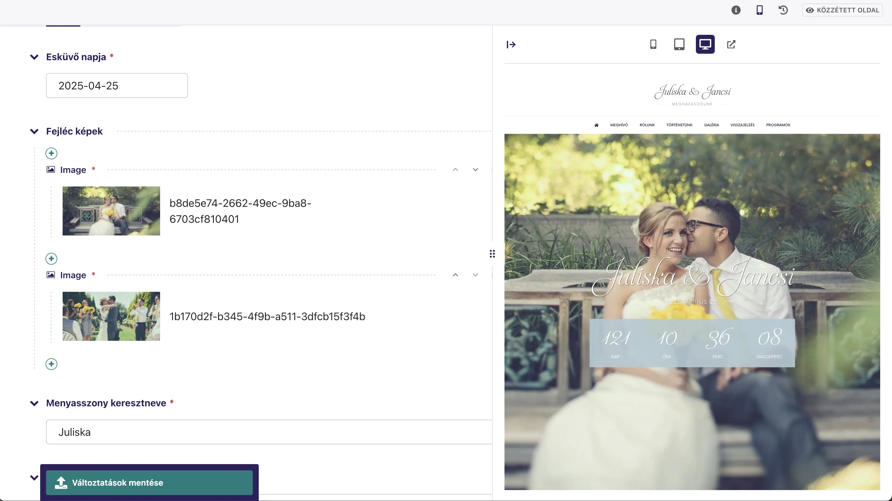 ESKÜ editor interface